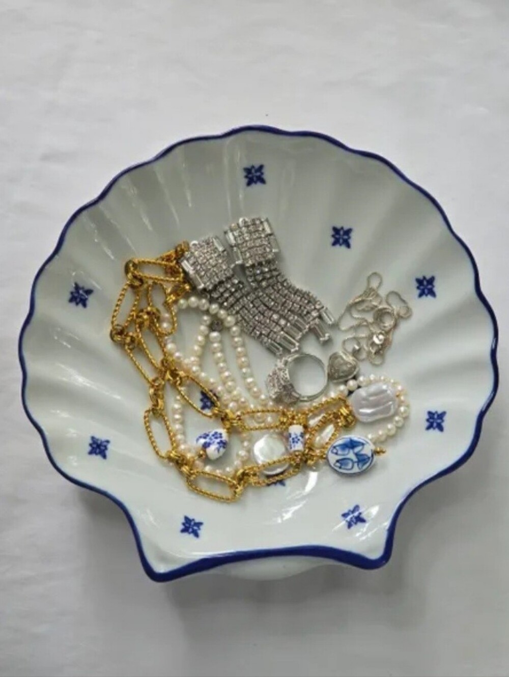 Blue & White Shell Plate